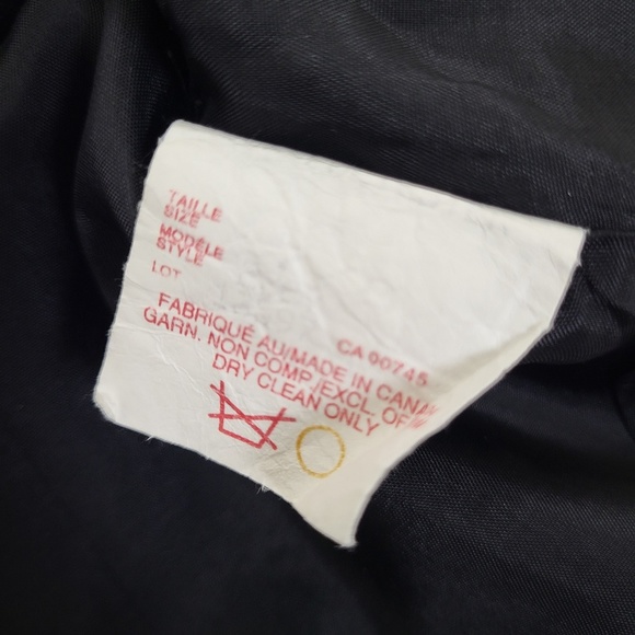 90's Waistcoat Black & White formal double breasted lapel V-neck plunge neckline - Picture 4 of 16